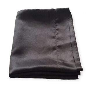 Brown Silk-Like Standard Size  Pillowcase
